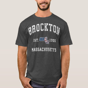 Brockton Massachusetts MA Vintag amerikanische Fla T-Shirt