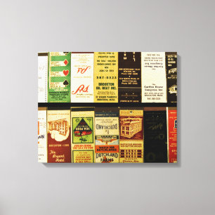 Brockton Matchbooks Leinwanddruck