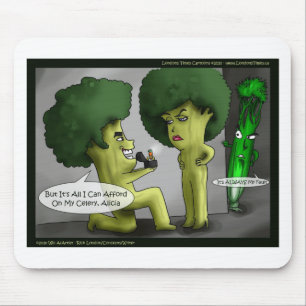 Brocolli Bride Funny Cards T-Shirts Tasse und Gesc Mousepad