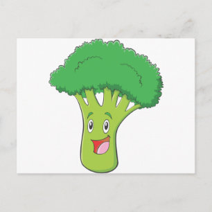 Brocolli-Shirt Niedlich I Liebe Brocolli Shirt Postkarte