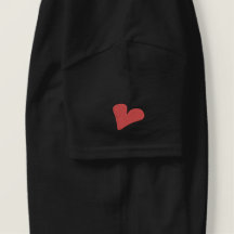 "coeur T-shirt sur votre douille"