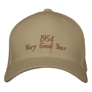 Brodée 1954 Très Bonne Année Casquette brodé