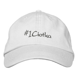 Brodée #1 Ciotka Tante Polonaise Casquette brodé