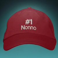 #1 Nonno - ajouter un nom Casquette de Baseball P