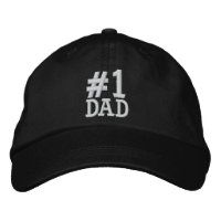 #1 Numéro un DAD Casquette brodé