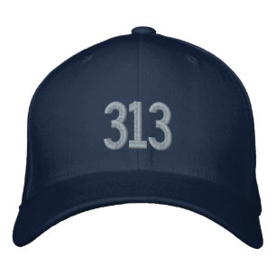 Brodée 313 Casquette brodé, Casquette de base en laine so