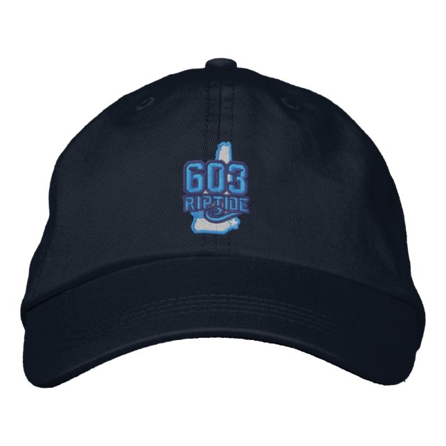 Brodée 603 Casquette réglable Riptide (Devant)