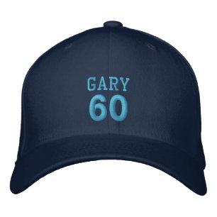 Brodée 60 Anniversaire Nom personnalisé MARINE Casquette 