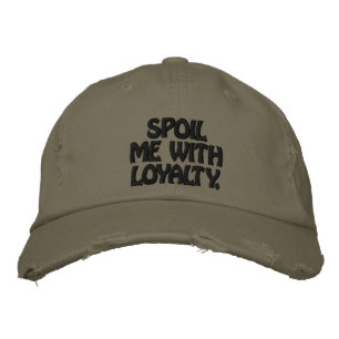 Brodée Abîmez-moi avec la fidélité tendant le casquette