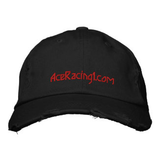 Brodée Ace Racing 1.com casquette en détresse..