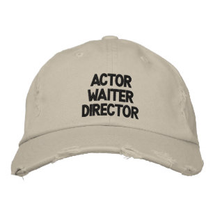 Brodée Acteur Waiter Directeur La La Land Casquette