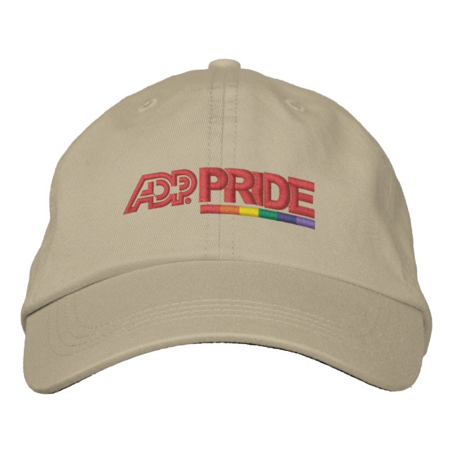 Brodée ADP Pride Casquette ajustable - Khaki (Devant)