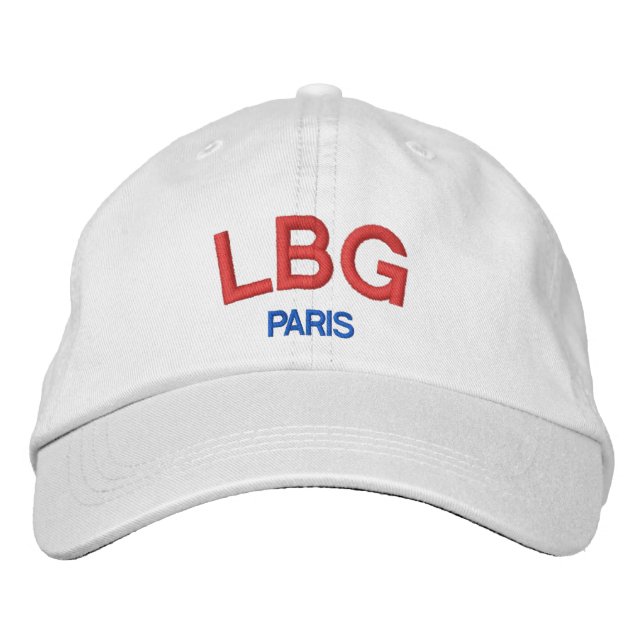 Brodée Aéroport du Bourget (Paris) Casquette (Devant)