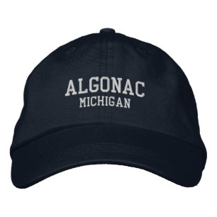 Brodée Algonac Michigan Casquette de baseball brodé