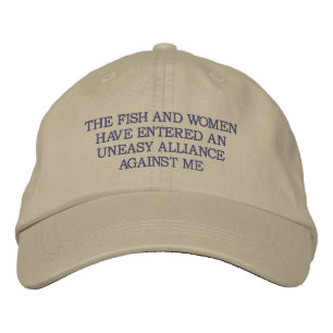 Brodée Alliance contre moi Casquette de pêche
