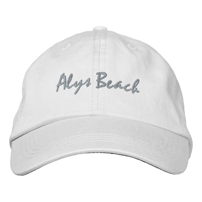 Brodée Alys Beach Florida Casquette de baseball brodé (Devant)