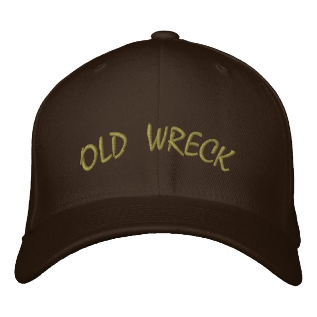 Brodée Ancien Casquette d'épave (Devant)