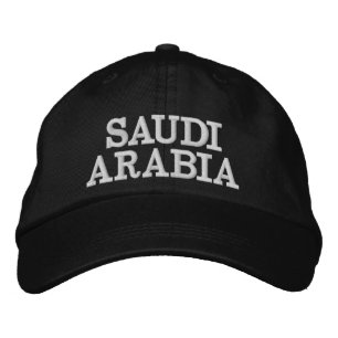 Brodée Arabie Saoudite Casquette brodé personnalisé