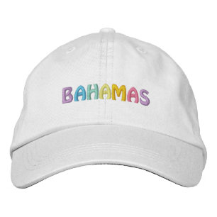 Brodée BAHAMAS casquette (ajustement réglable)