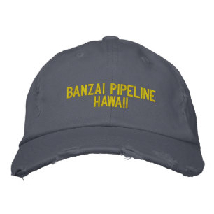 Brodée Banzai Pipeline Hawaii Casquette de baseball brodé