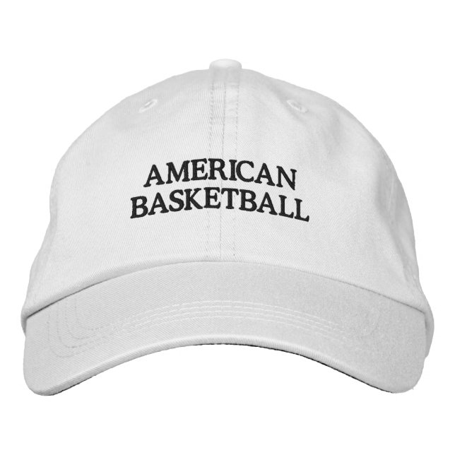 Brodée BASKETBALL américain casquette brodé (Devant)