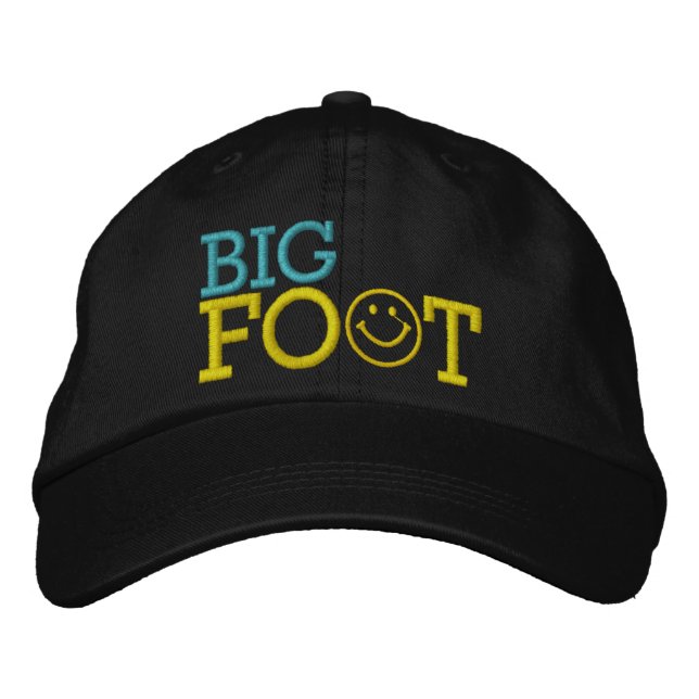 Brodée BIG FOOT Casquette par SRF (Devant)