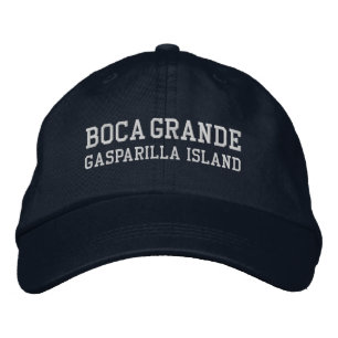 Brodée Boca Grande Floride Casquette de baseball brodé