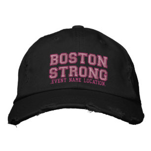 Brodée Boston Strong Ribbon Edition Casquette Personnalis