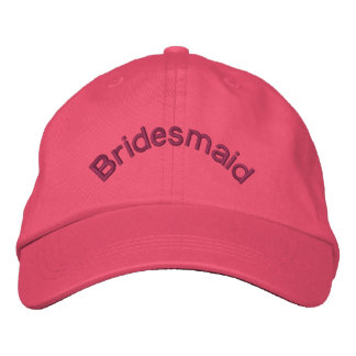 Brodée Bridesmaid Pink brodé Casquette