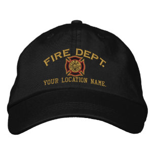 Brodée Broderie personnalisée Casquette de pompier