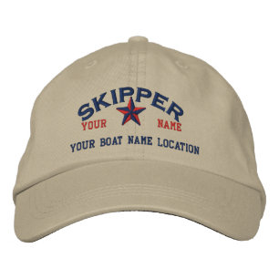 Brodée Broderie personnalisée SKIPPER Star Ball Casquette