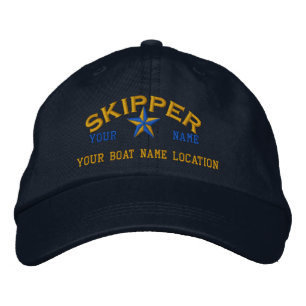 Brodée Broderie personnalisée SKIPPER Star Ball Casquette