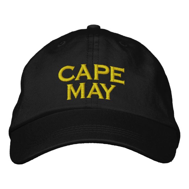 BRODÉE CAPE MAY NEW JERSEY CASQUETTE (Devant)