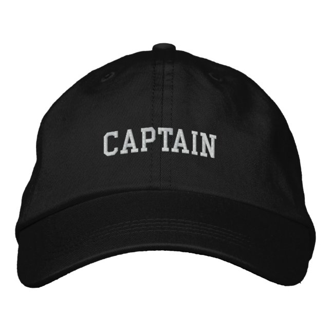 Brodée Capitaine Brodé Casquette (Devant)