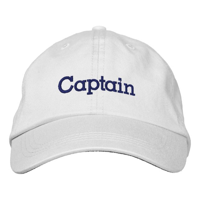 Brodée Capitaine Casquette (Devant)