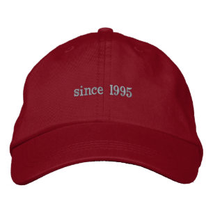 Brodée casquette 1995 - customisez votre année de naissan
