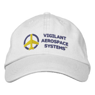 Brodée casquette à balle brodé des systèmes aérospati