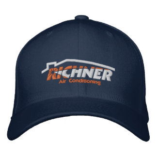 Brodée Casquette aérien de Richner brodé bleu marine