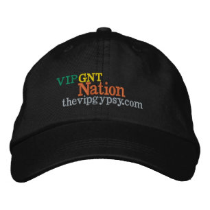Brodée CASQUETTE ajustable de la nation VIPGNT