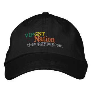 Brodée CASQUETTE ajustable de la nation VIPGNT