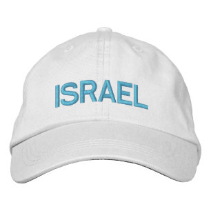 Brodée Casquette ajustable d'Israël כ ו ב ע מ ו ת כ  de  
