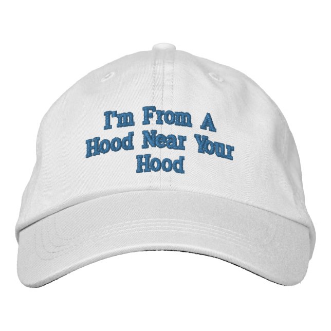 Brodée Casquette ajustable personnalisé (Devant)
