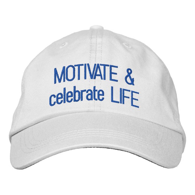 Brodée Casquette ajustable personnalisé (Devant)
