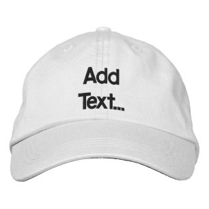 Brodée Casquette ajustable personnalisé