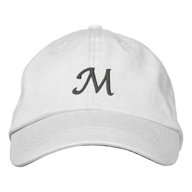 Brodée Casquette ajustable personnalisé (Devant)