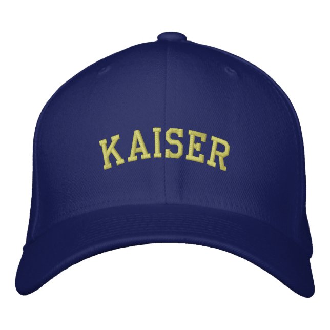 Brodée Casquette ajusté Kaiser Cougars (Devant)