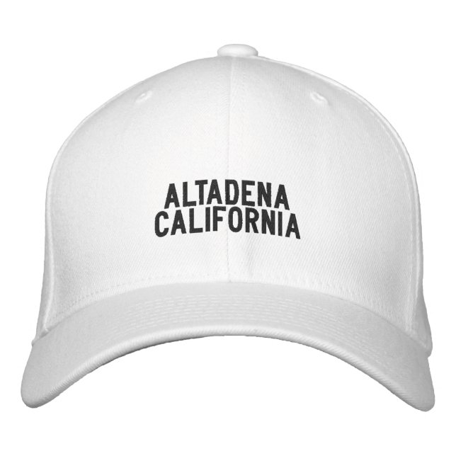 Brodée Casquette Altadena Californie (Devant)