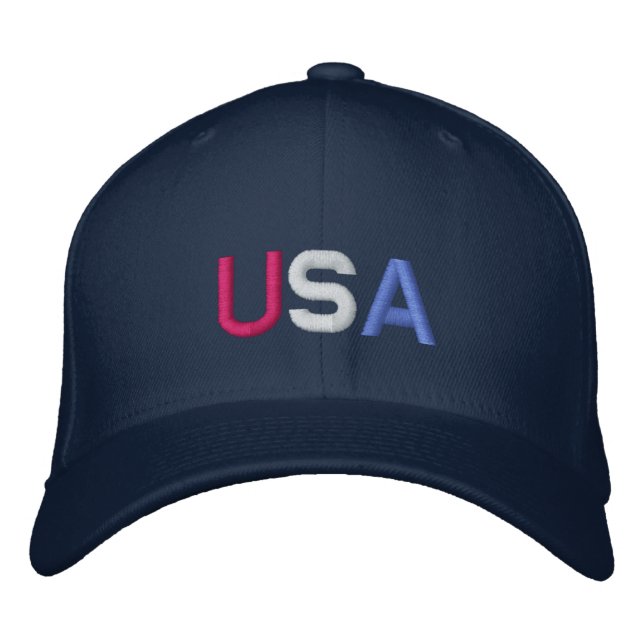 Brodée Casquette américain de BASEBALL (Devant)