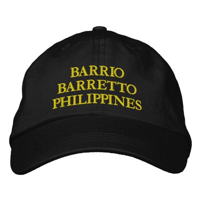 BRODÉE CASQUETTE BARRIO BARRETTO PHILIPPINES (Devant)