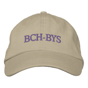 Brodée Casquette BCH-BYS (kaki avec Turquoise foncé)